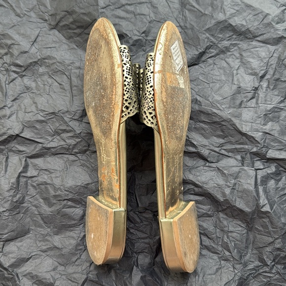 Salvatore Ferragamo Silver / Gold  Sandals - Picture 4 of 11